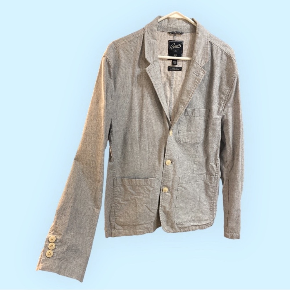 Grayer’s summer blazer. Unlined, unstructured, 100% cotton blazer